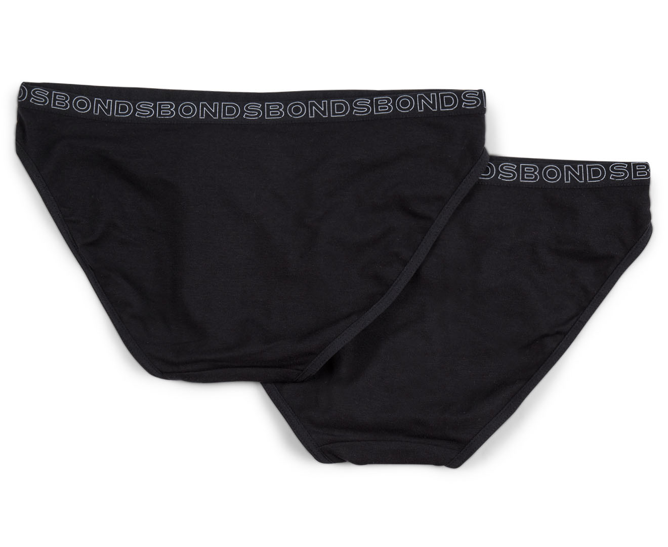 Bonds Girls Hipster Bikini Briefs Pack Black Catch Au