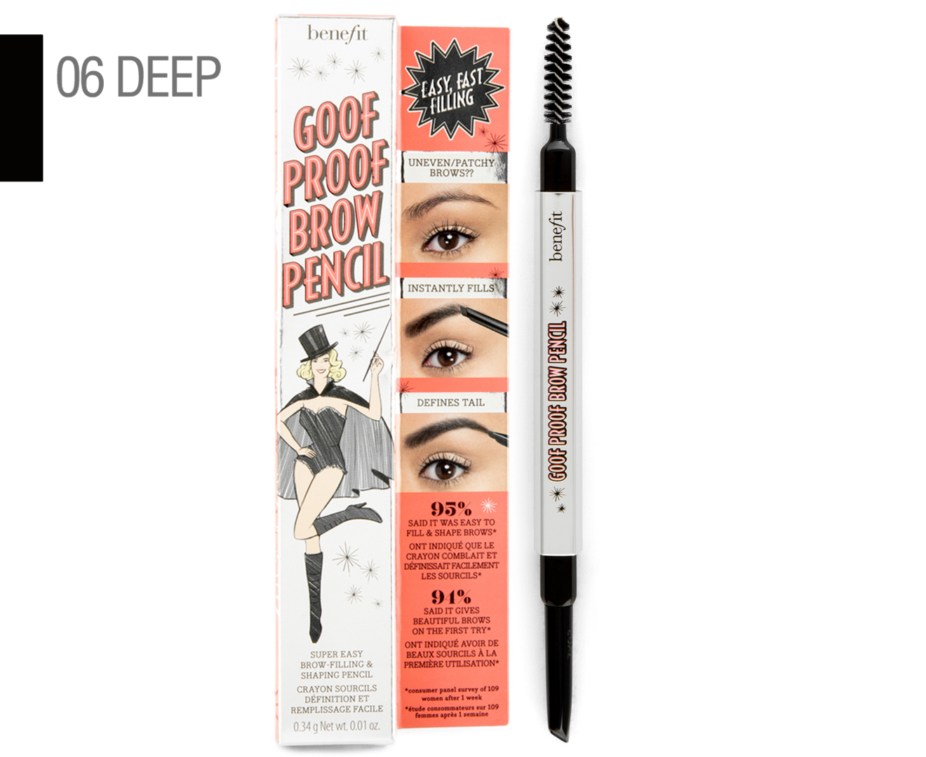 Benefit Goof Proof Brow Pencil G Deep Catch Co Nz