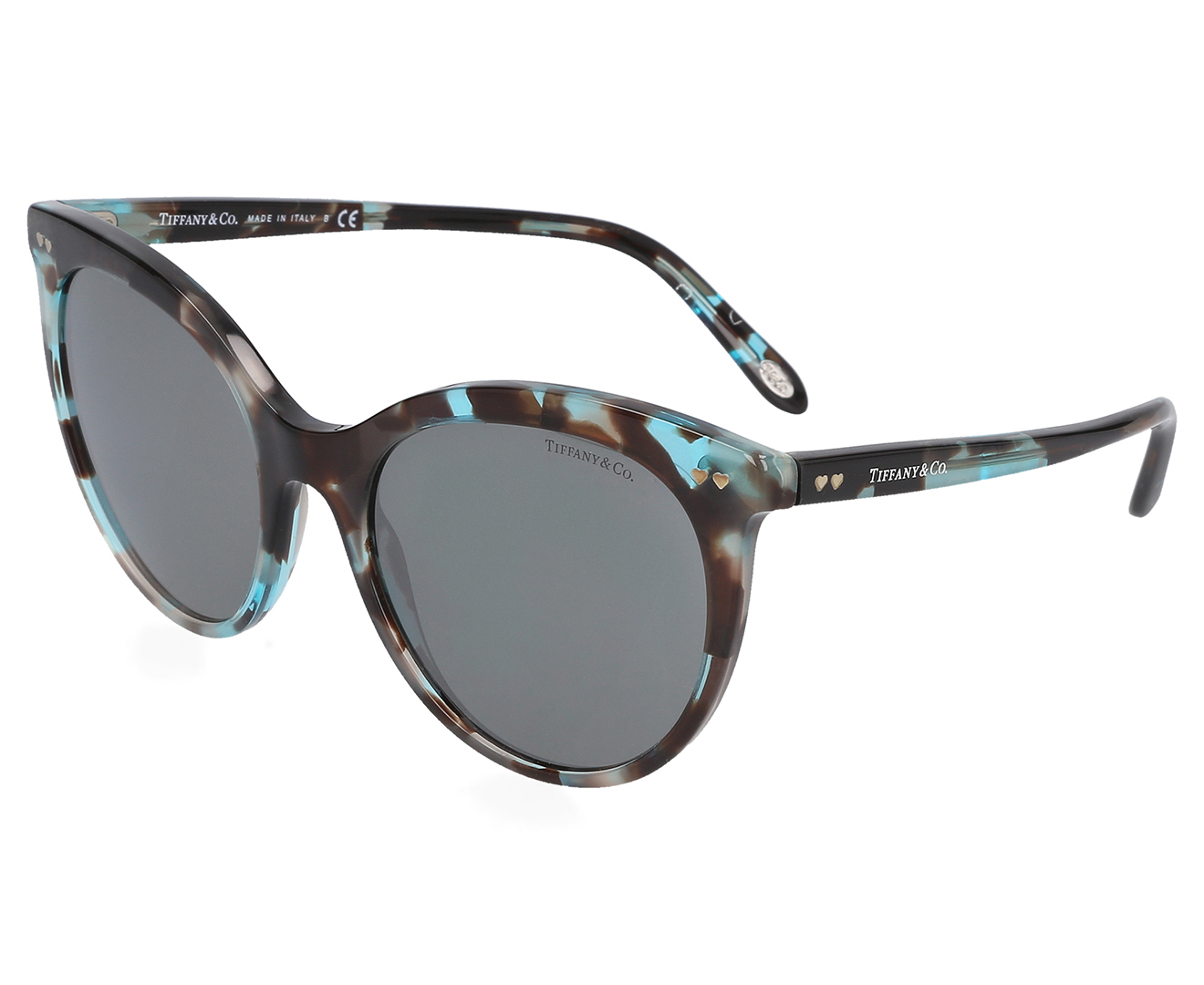 Tiffany Co Women S TF4141 Sunglasses Havanna Blue Silver Catch