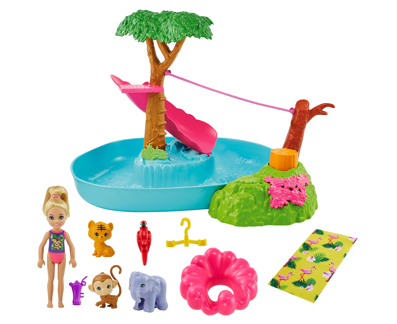 Barbie Chelsea The Lost Birthday Splashtastic Pool Surprise Playset