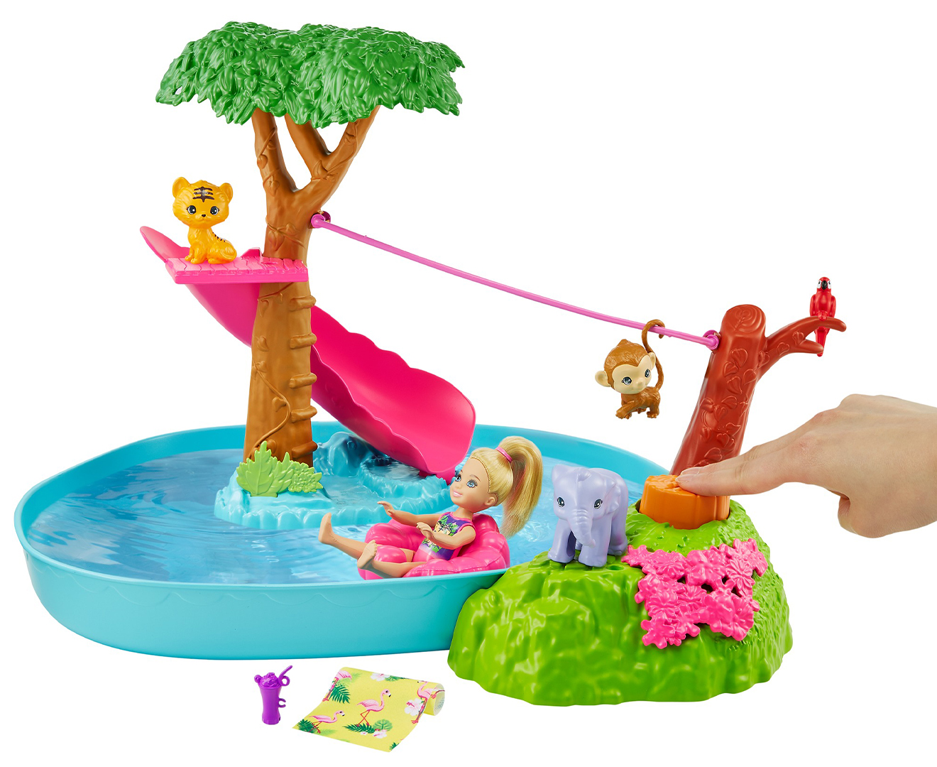 Barbie Chelsea The Lost Birthday Splashtastic Pool Surprise Playset