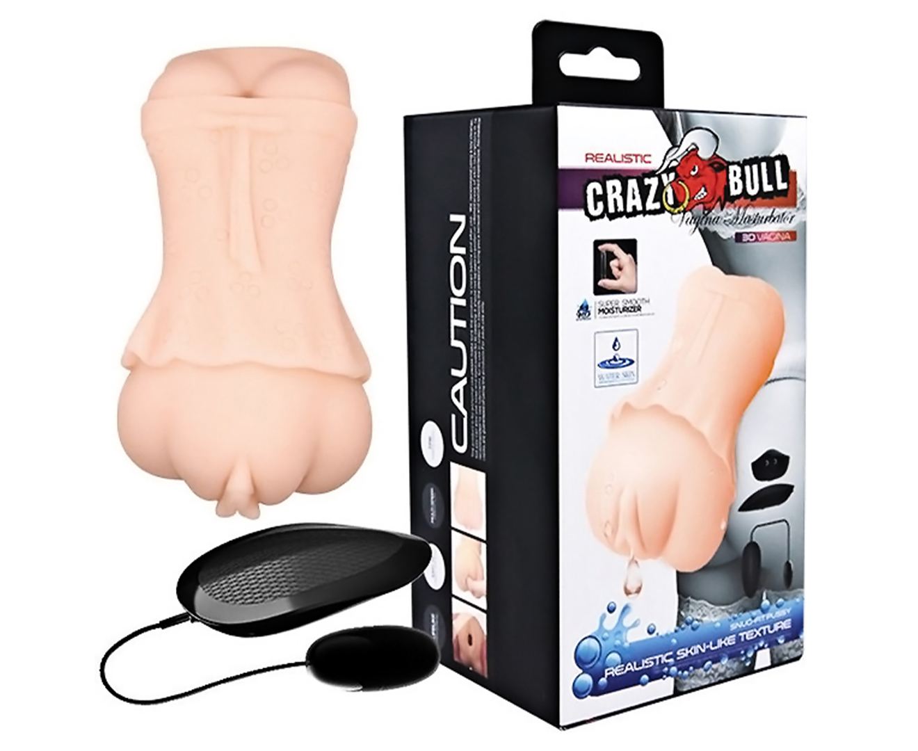 Crazy Bull Skirt Tie Water Activated D Vibrating Vagina Masturbator