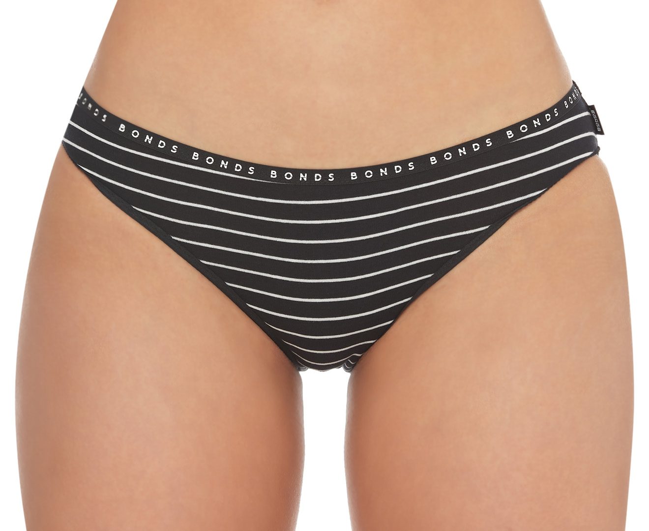 Bonds Women S Hipster Bikini Briefs Black White Stripes Catch Au