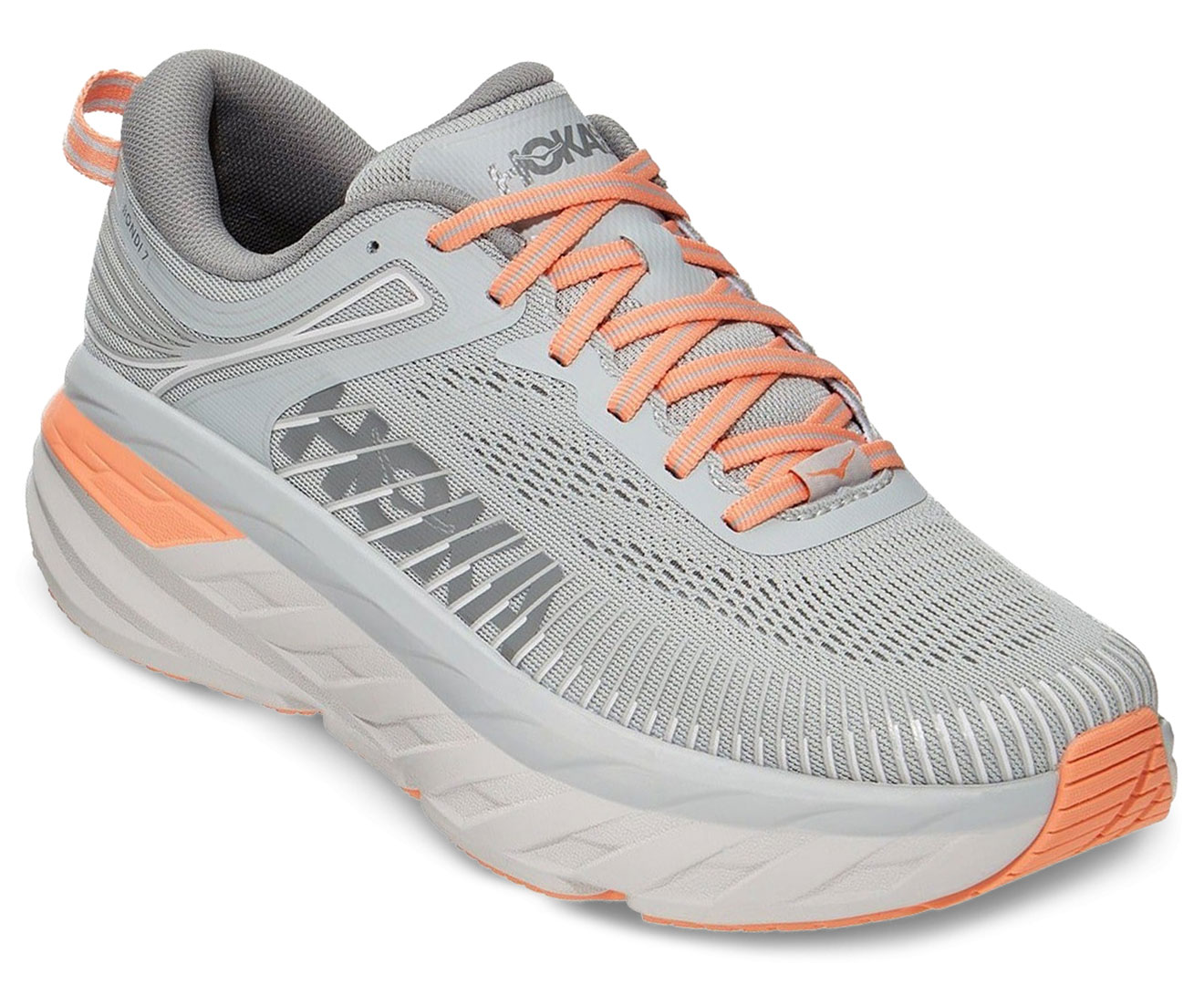 Hoka One One Women S Bondi Running Shoes Harbour Mist Sharkskin