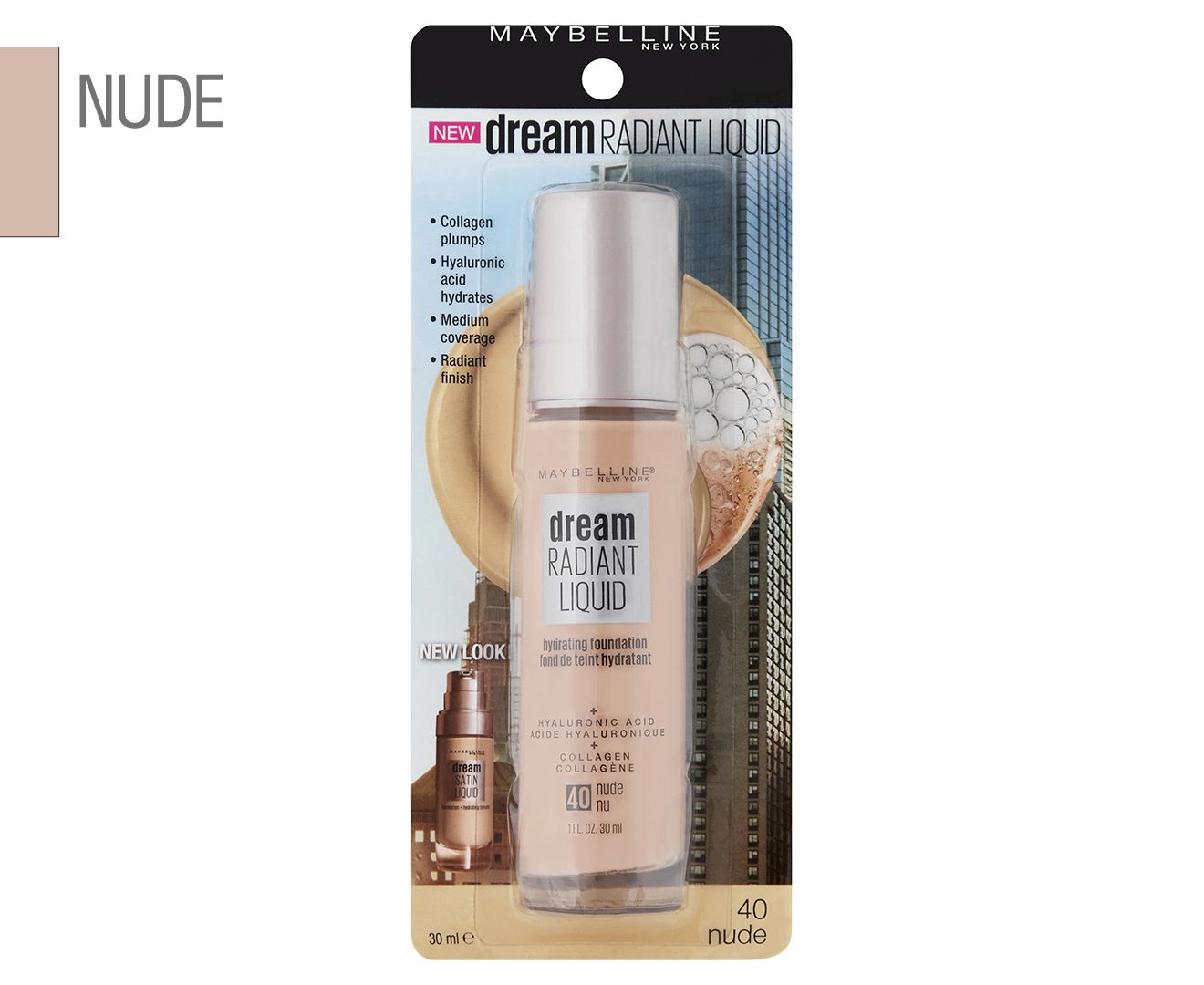 Maybelline Dream Radiant Liquid Hydrating Foundation Ml Nude