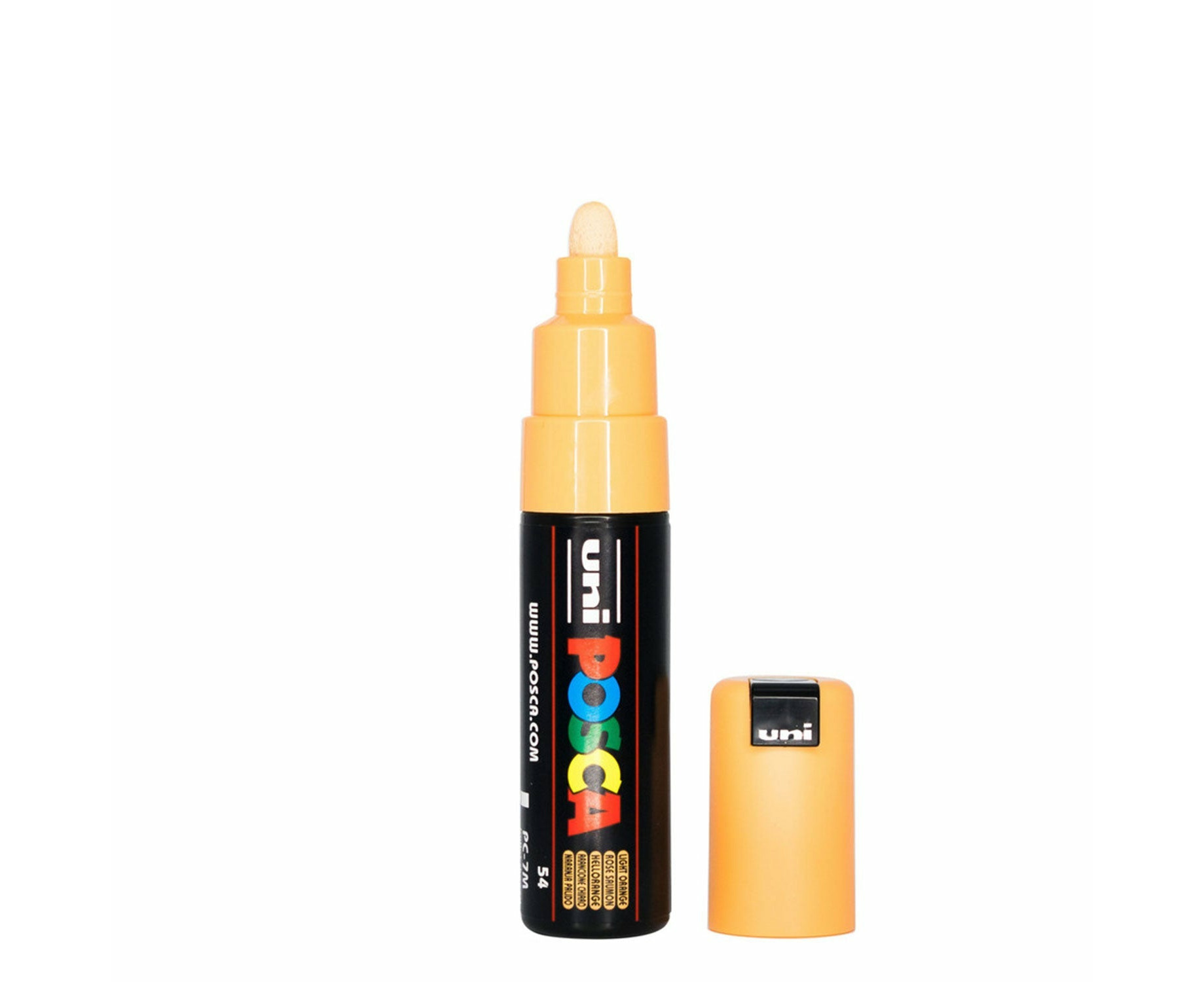 POSCA Bold Bullet Tip Paint Marker Pen PC 7M Light Orange Catch Au