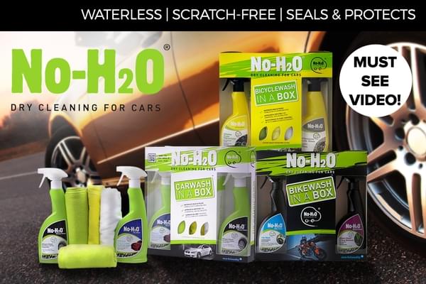 No-H₂O Waterless Car & Bike Wash Kits