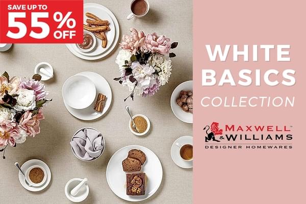 NEW Maxwell & Williams White Basics Dinnerware + Cutlery