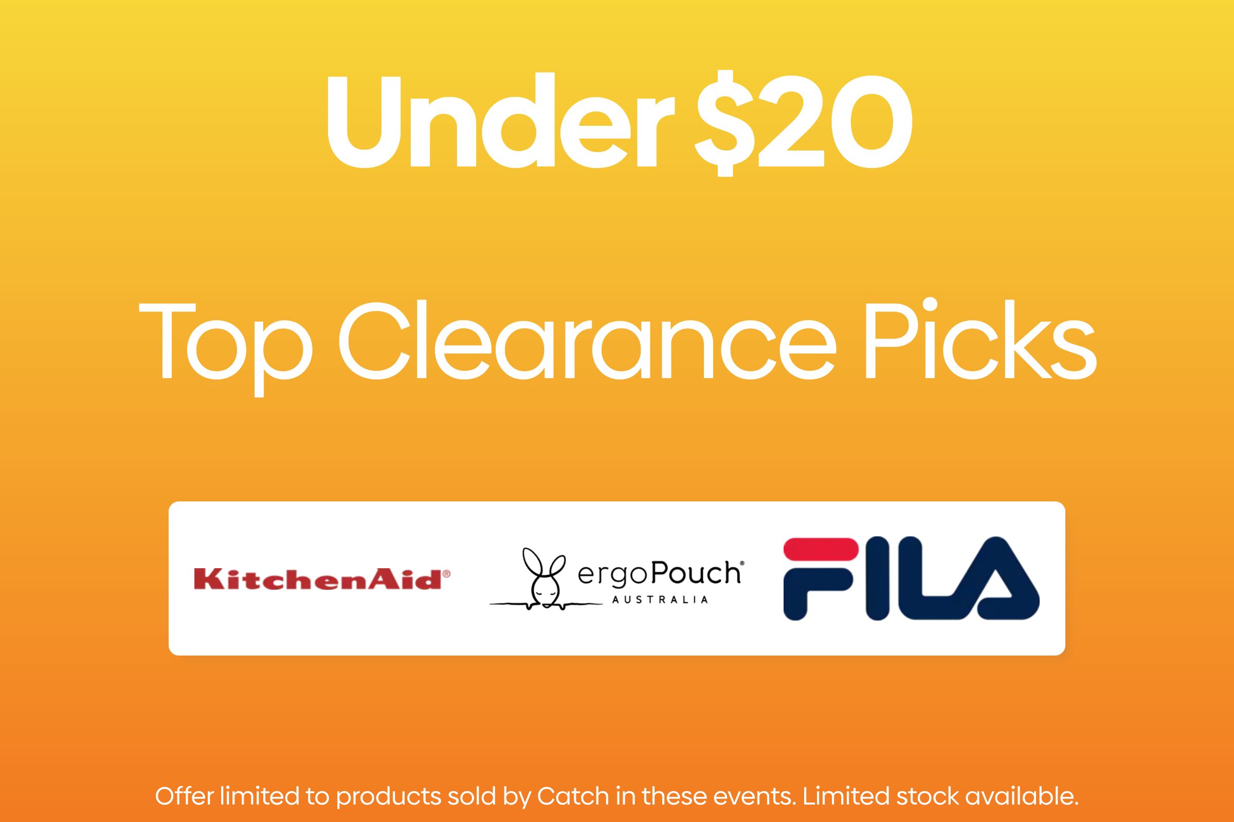 Top Clearance Picks Under $20