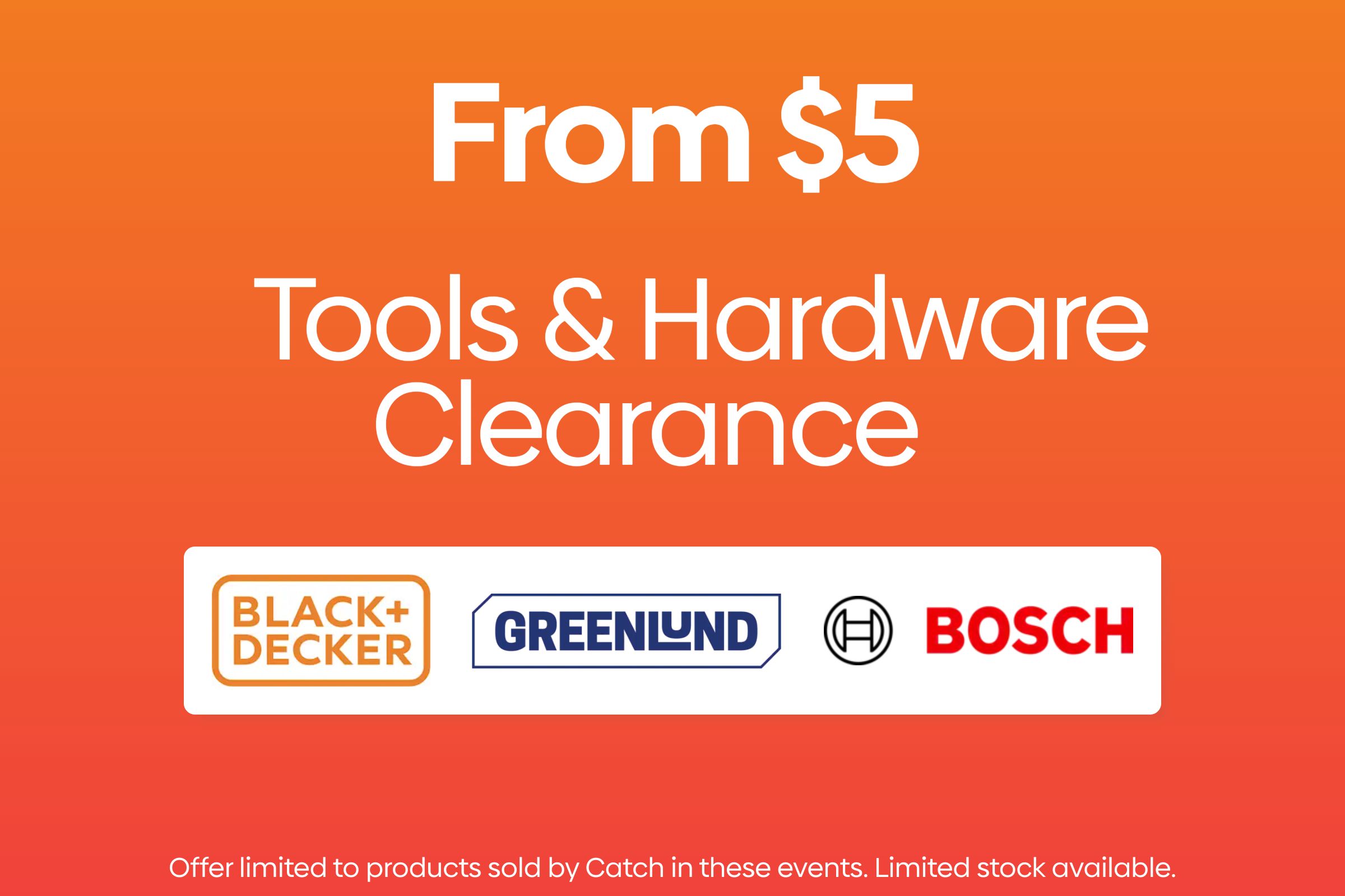 Tools & Hardware Clearance