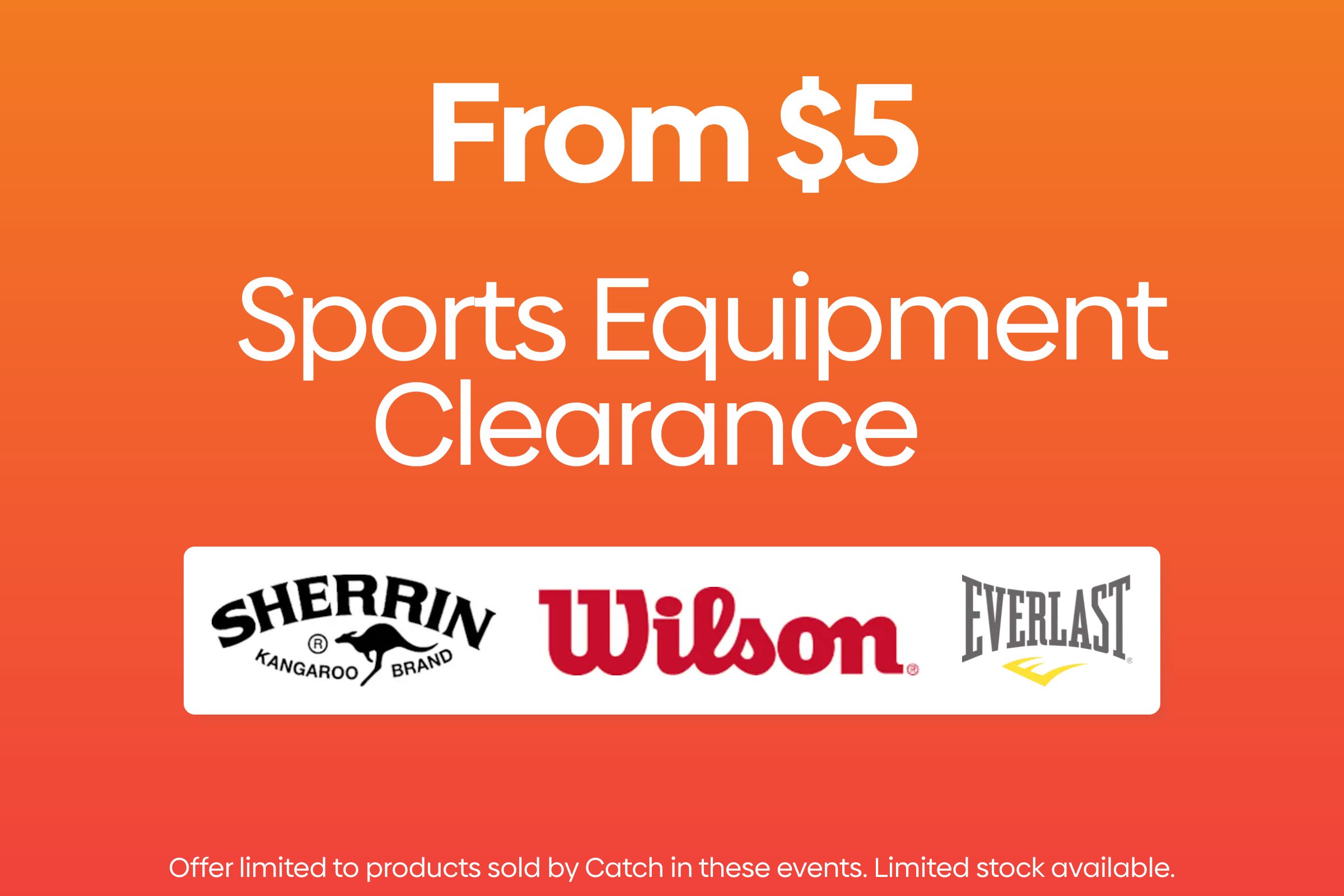 Sports Equipment Clearance