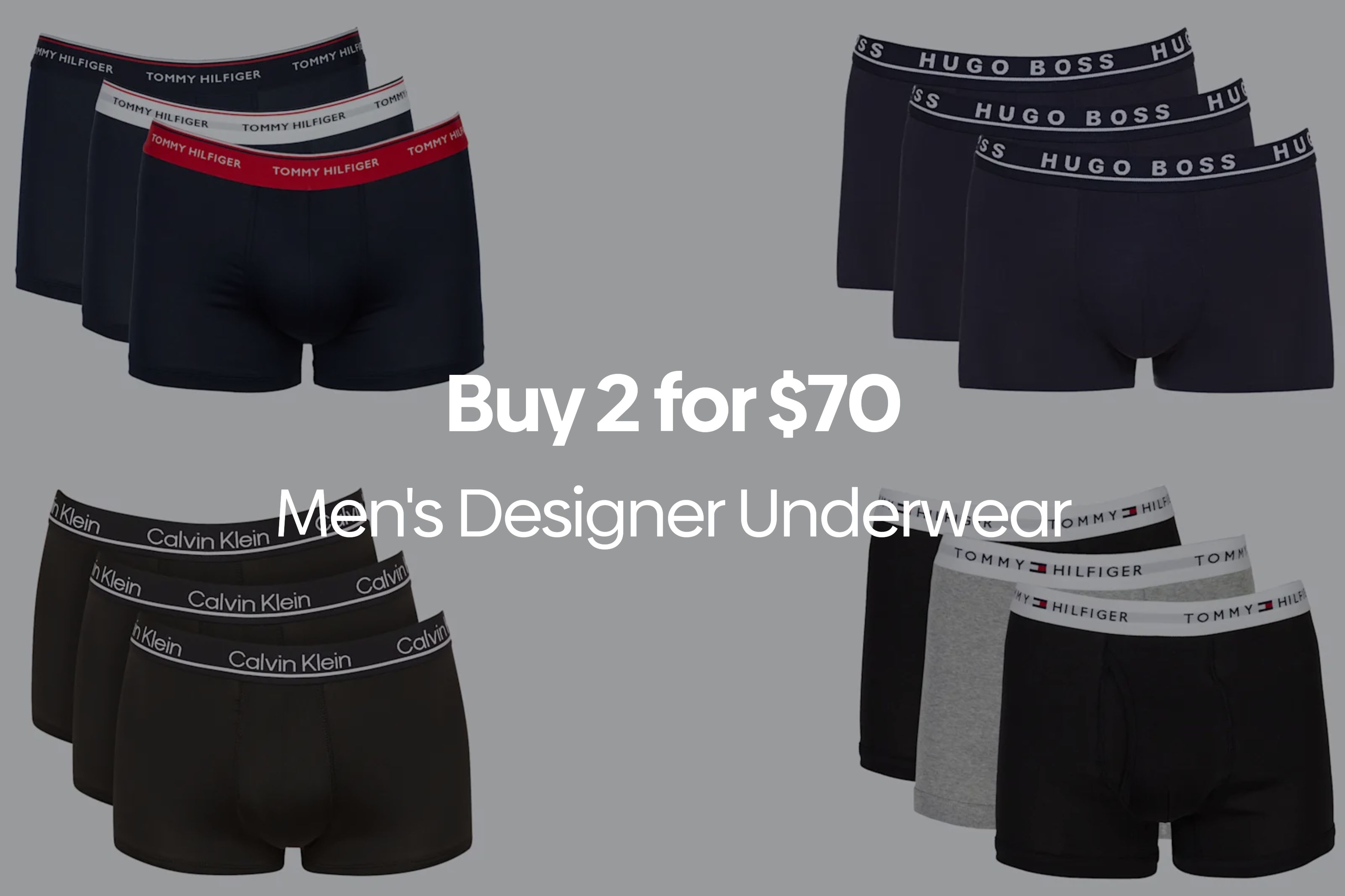 Designer Underwear Multipacks