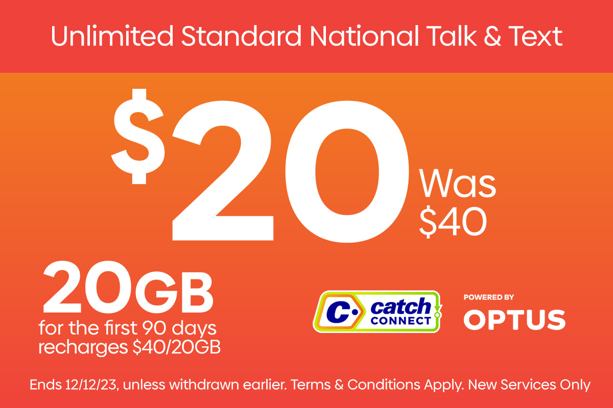 Catch Connect 90 Day Mobile Plan