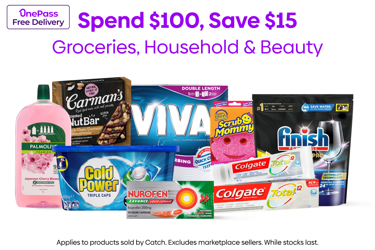 Groceries, Household & Beauty | Spend $100, Save $15