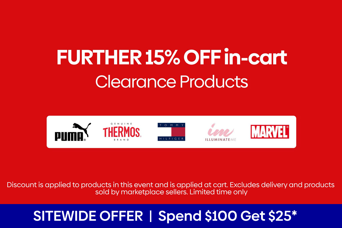 Further 15% Off Clearance