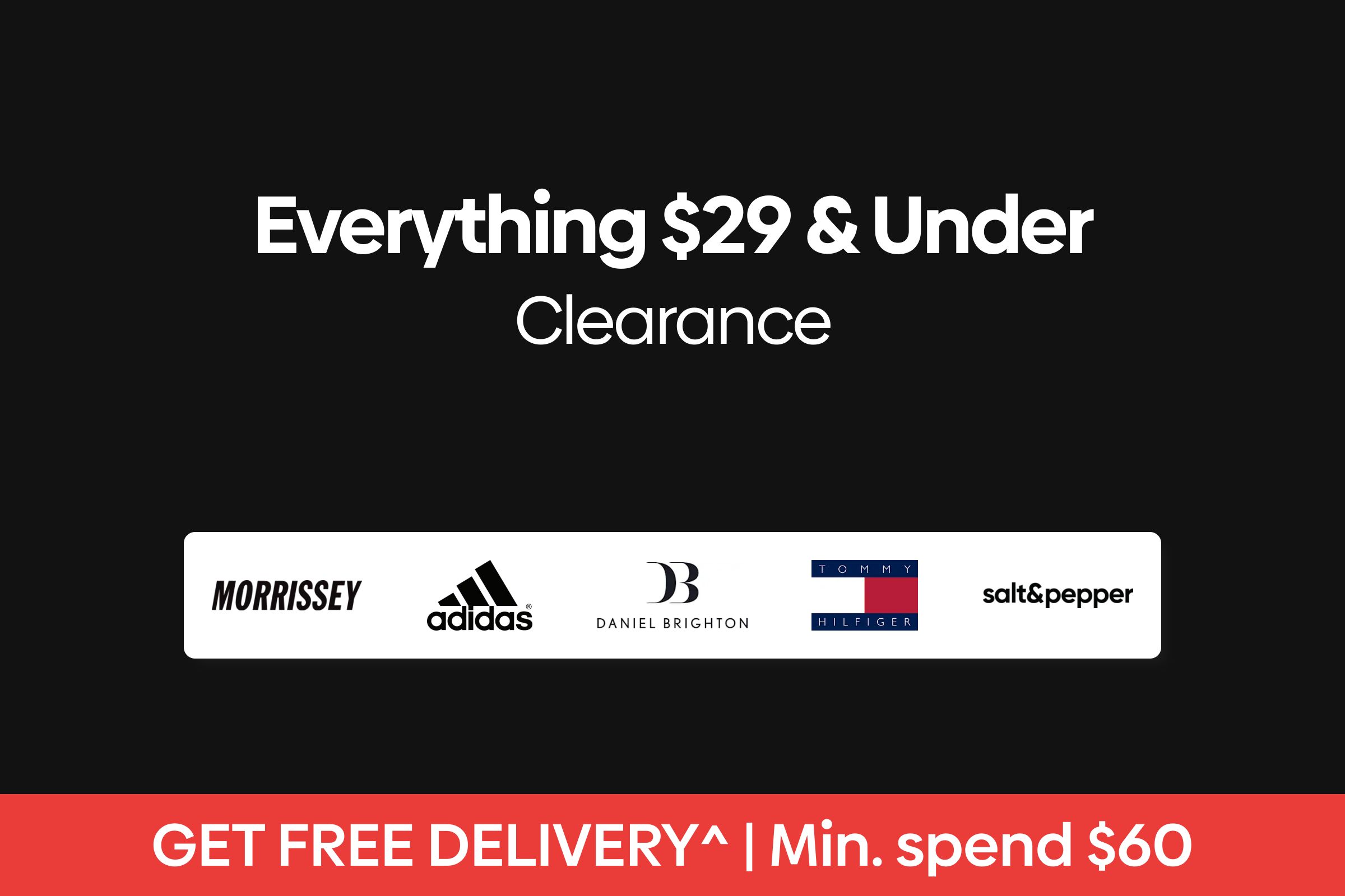 Clearance $29 & Under