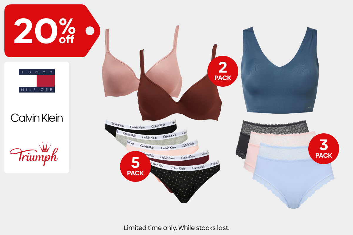 Women's Bras, Underwear & Hosiery