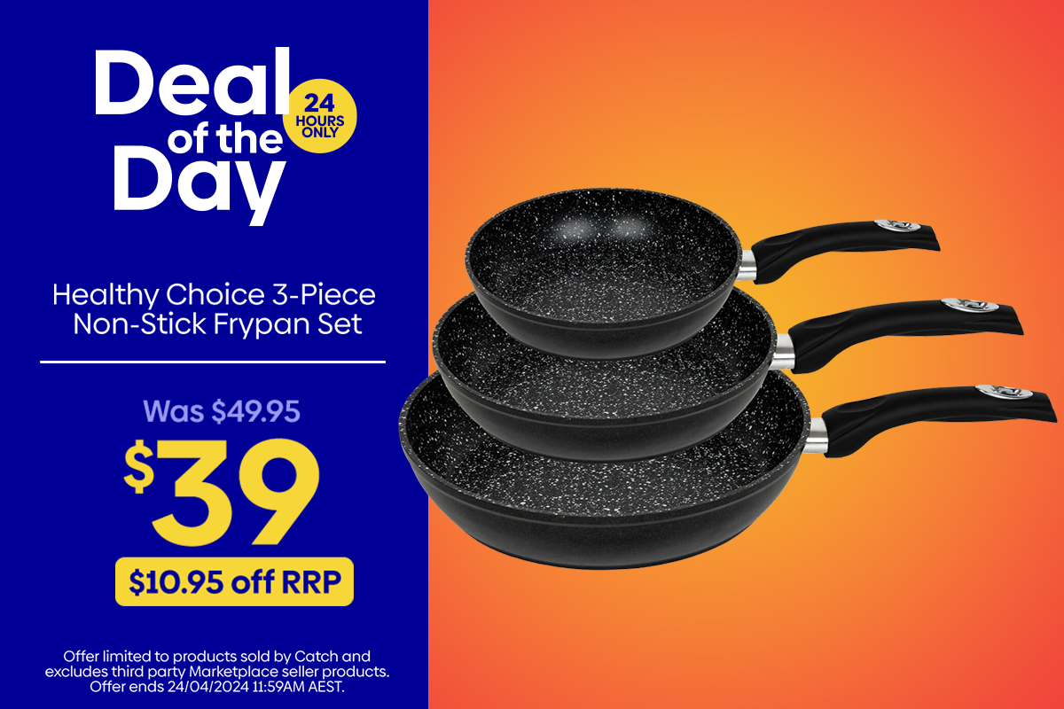 Healthy Choice 3-Piece Frypan Set