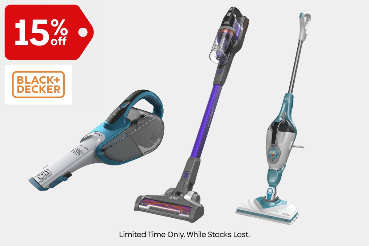 Black & Decker Vacuums + Mops