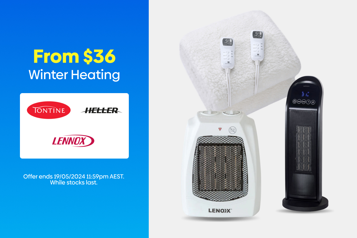 Heaters, Electric Blankets & more.