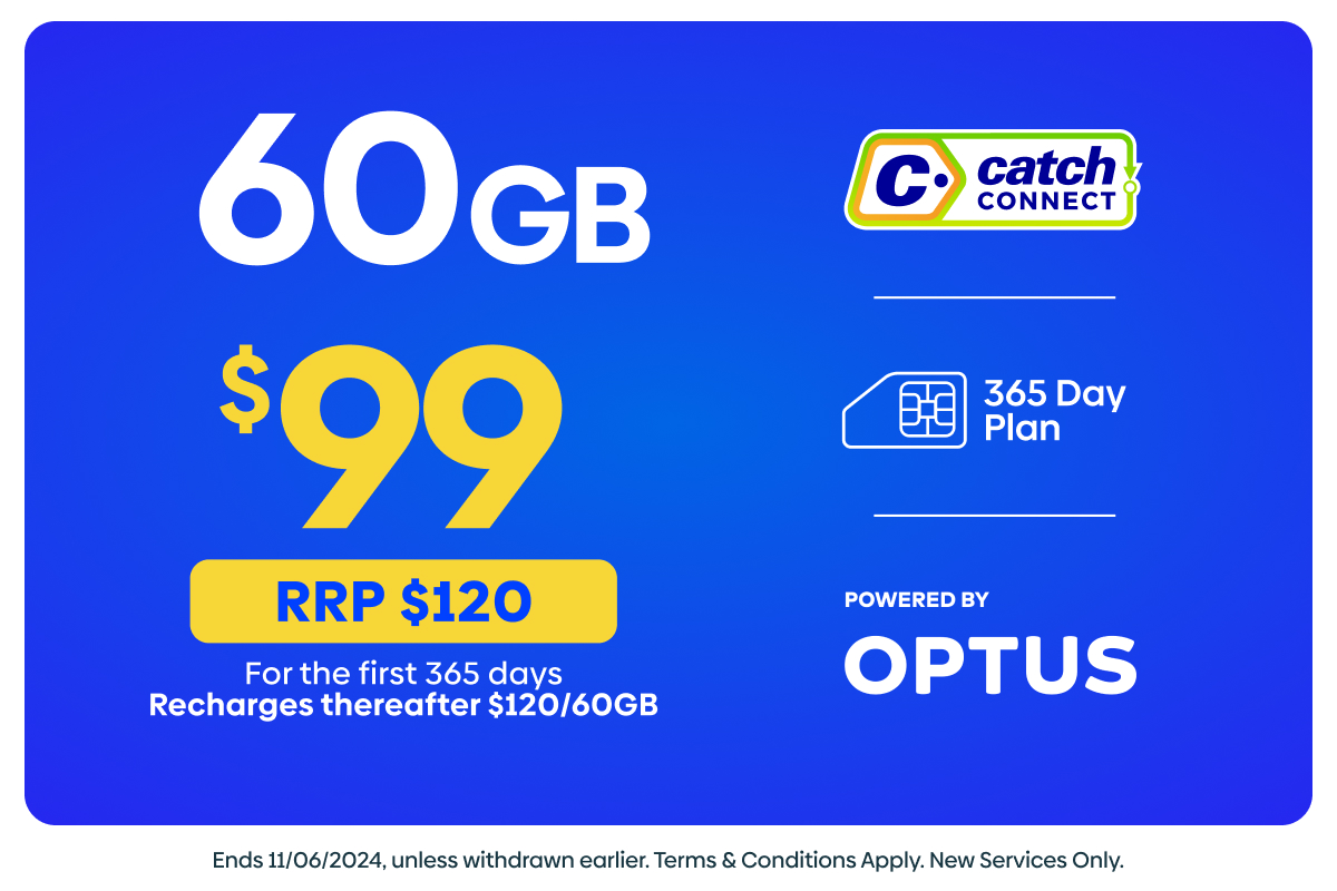 Catch Connect 60GB 365 Day Plan