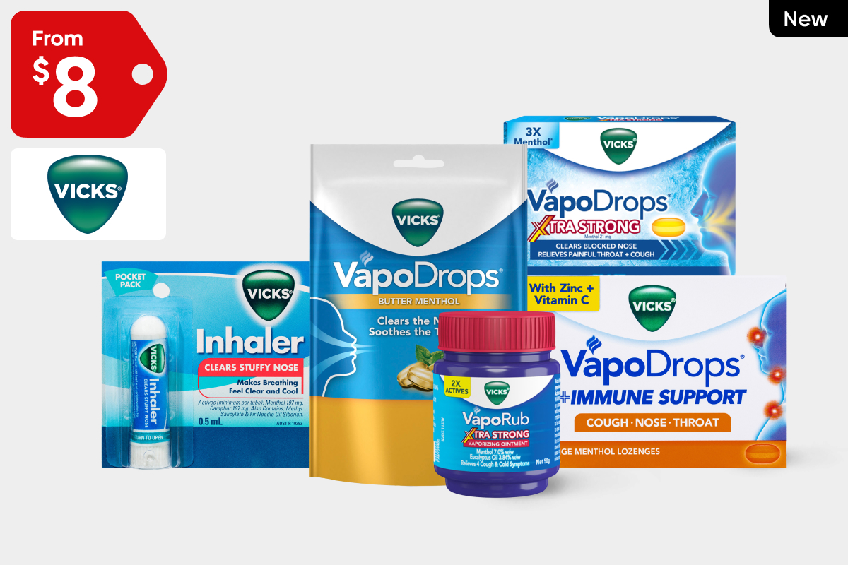 Vicks Vapo Range