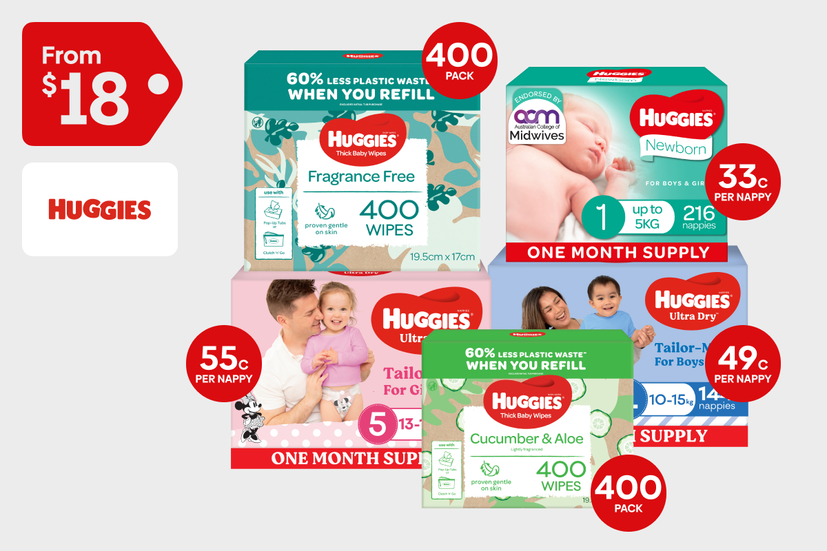 Huggies Bulk Nappies & Wipes