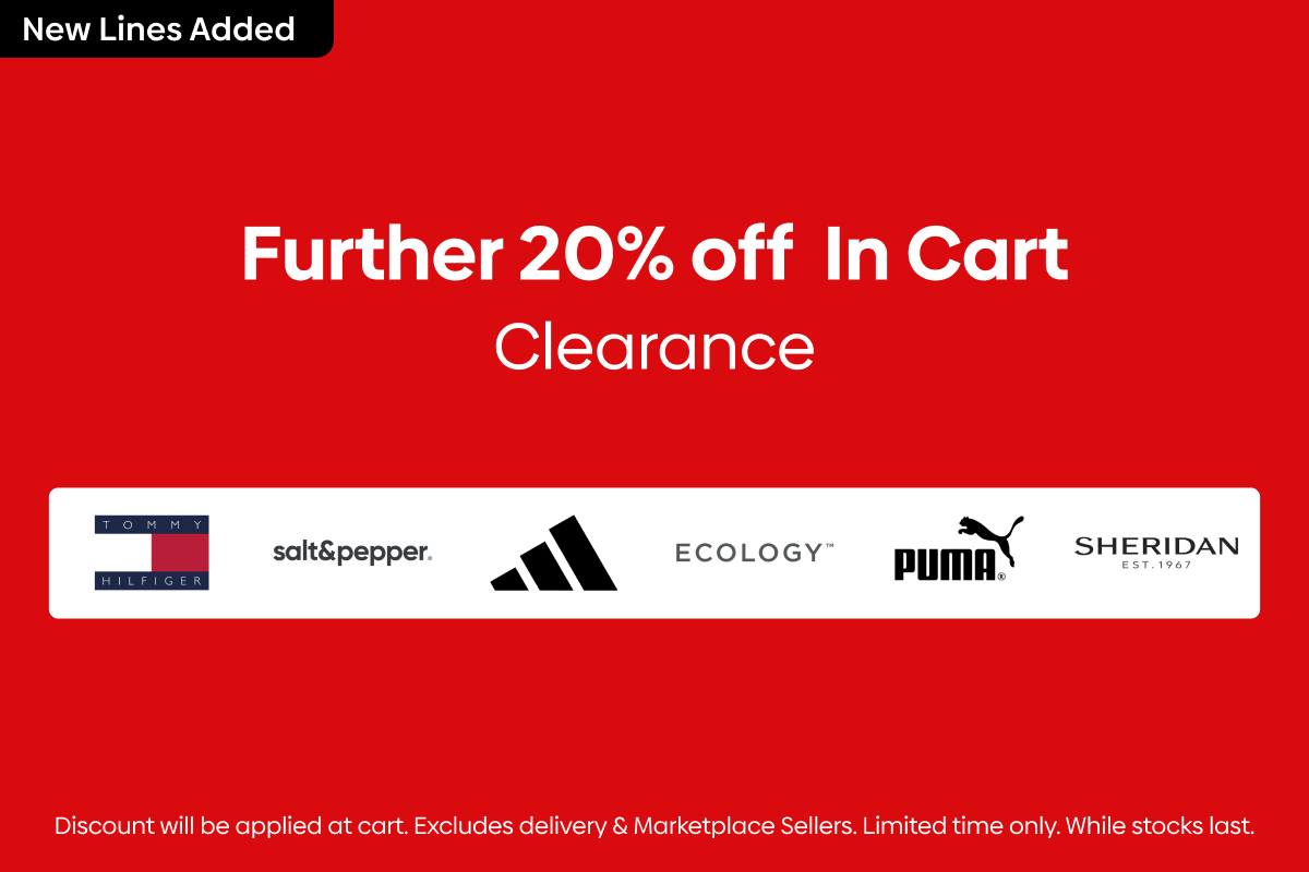 Further 20% Off Clearance