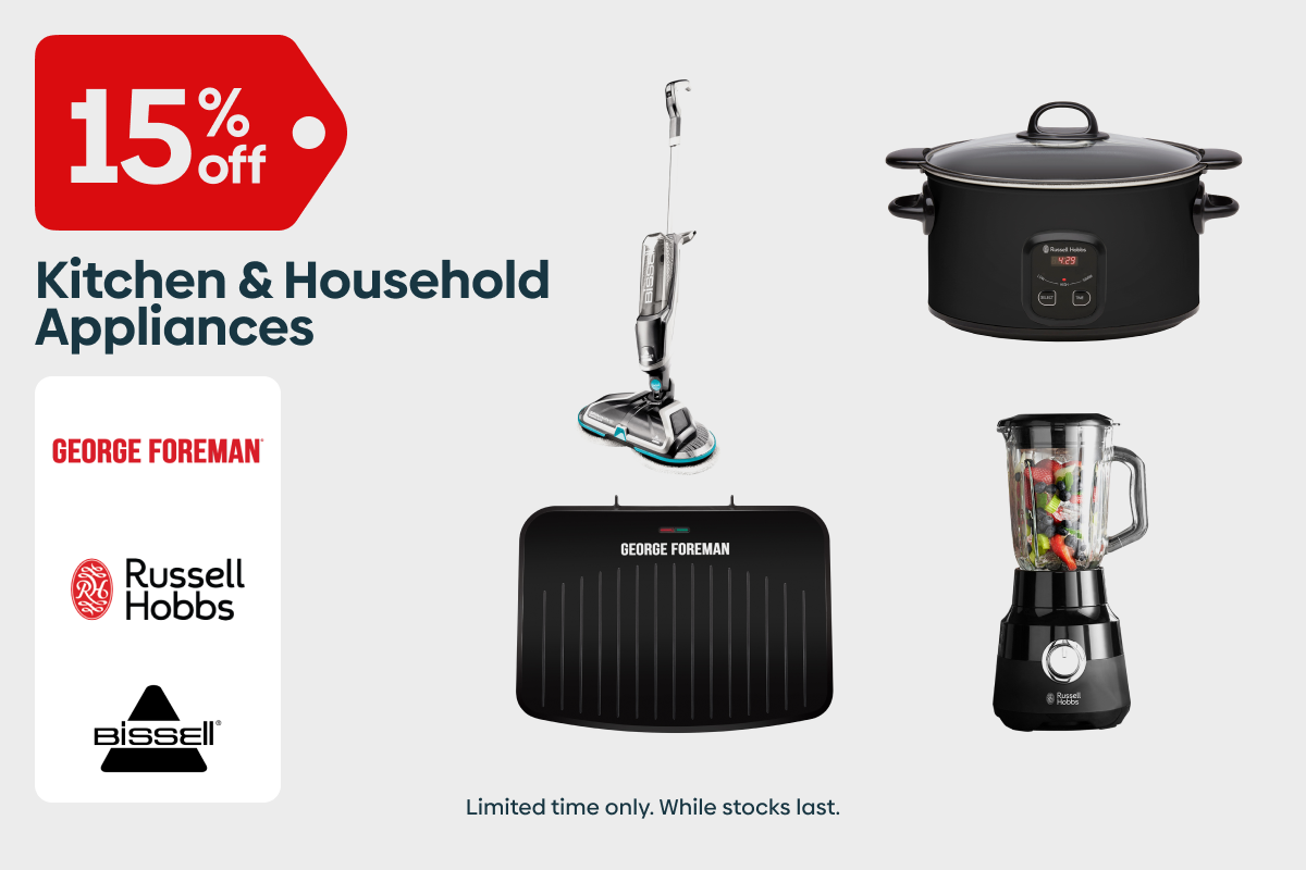 Bissell, Russell Hobbs & George Foreman