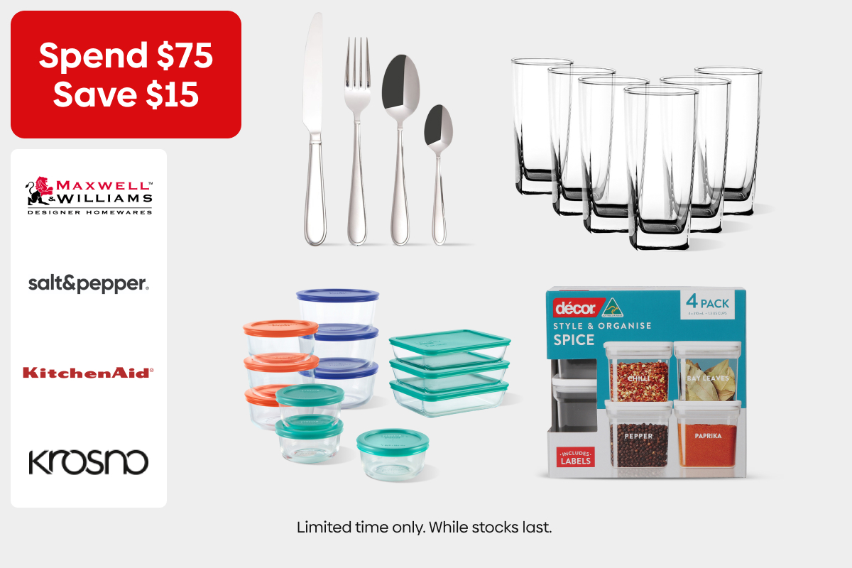 Spend & Save on Kitchenware