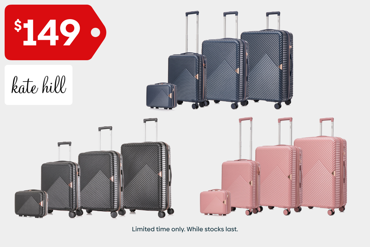 Kate Hill 4-Piece Luggage Sets