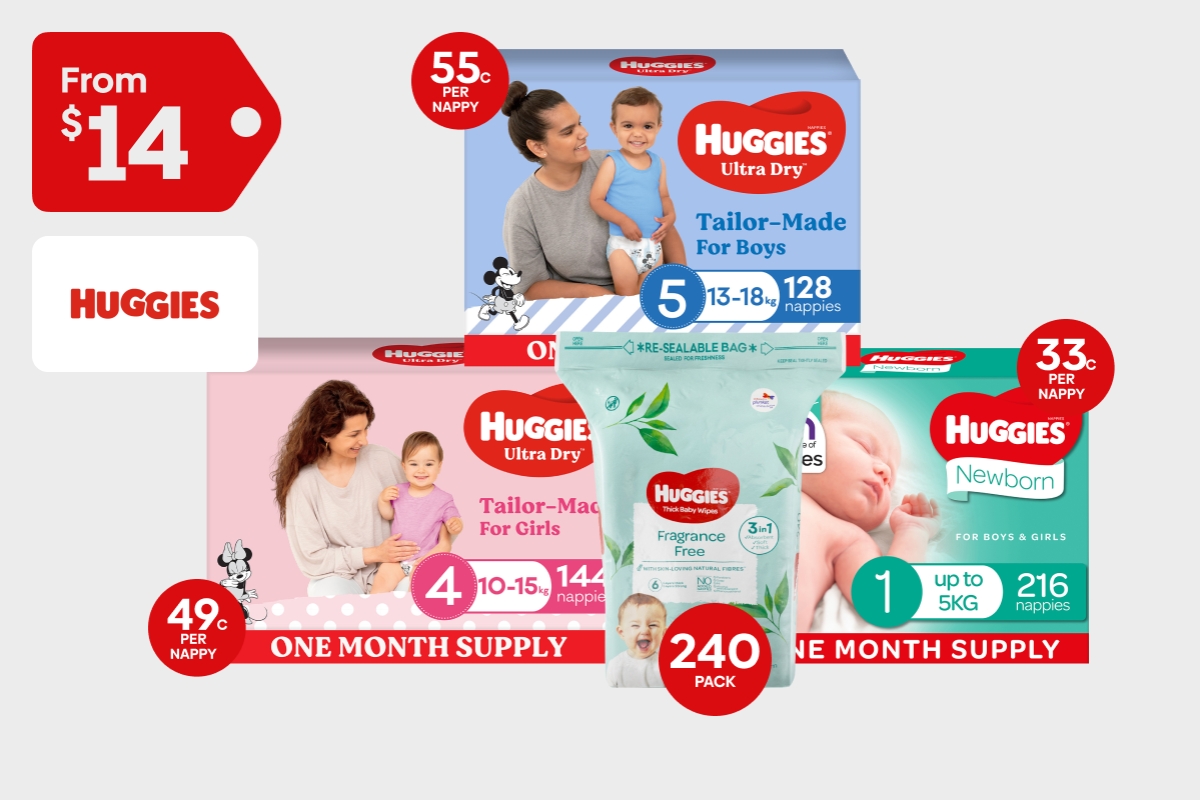 Huggies Nappies & Wipes