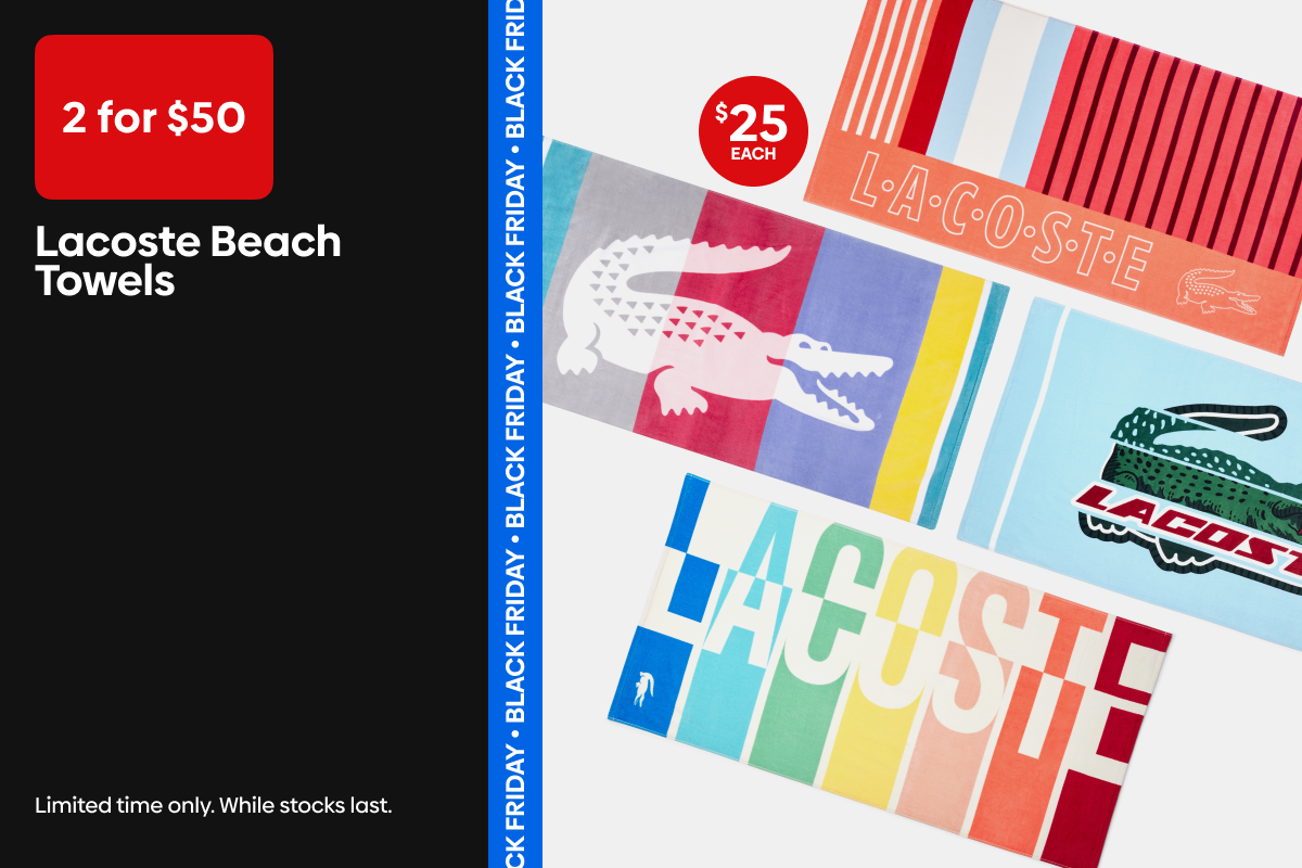 Lacoste Beach Towels