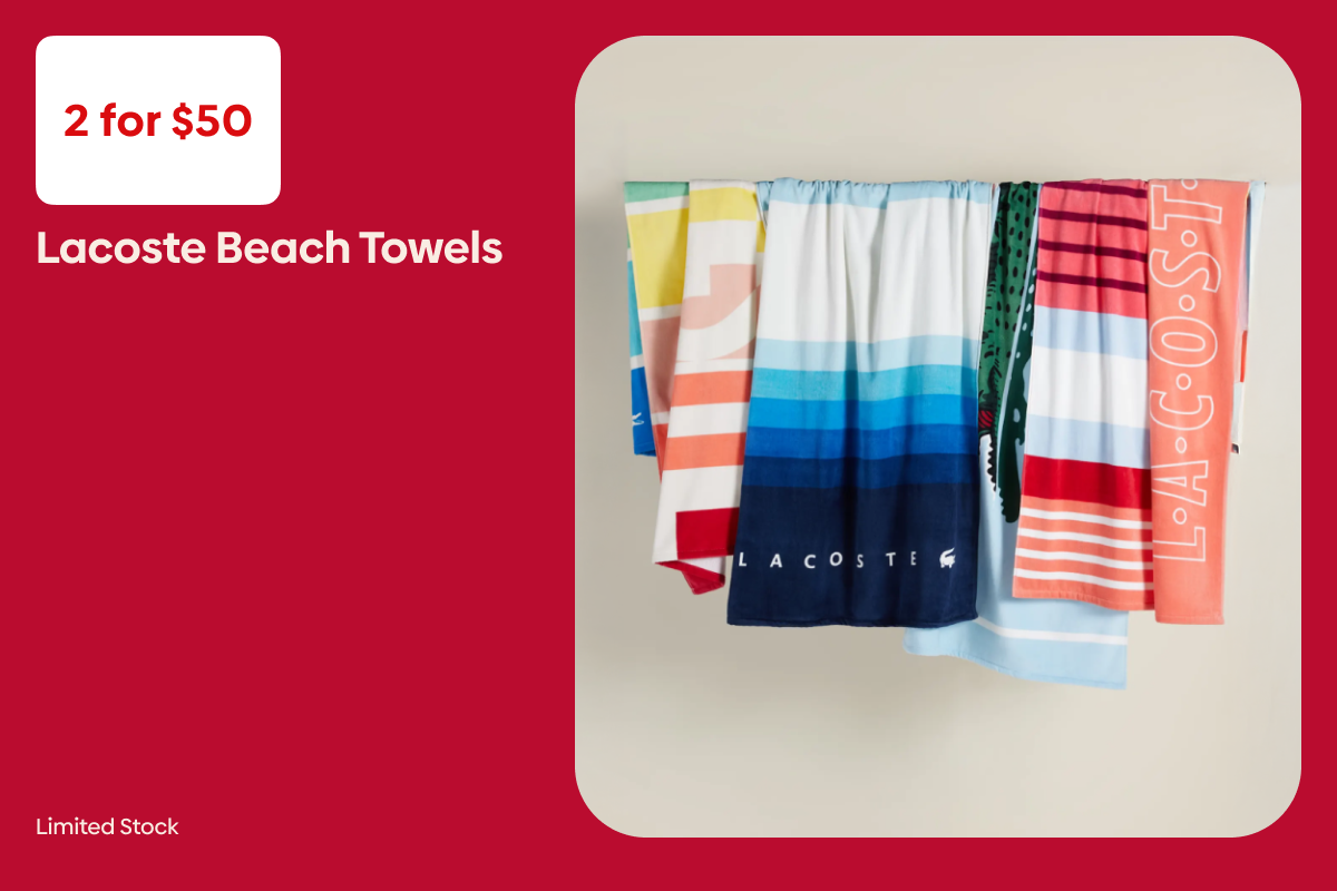 Lacoste Beach Towels