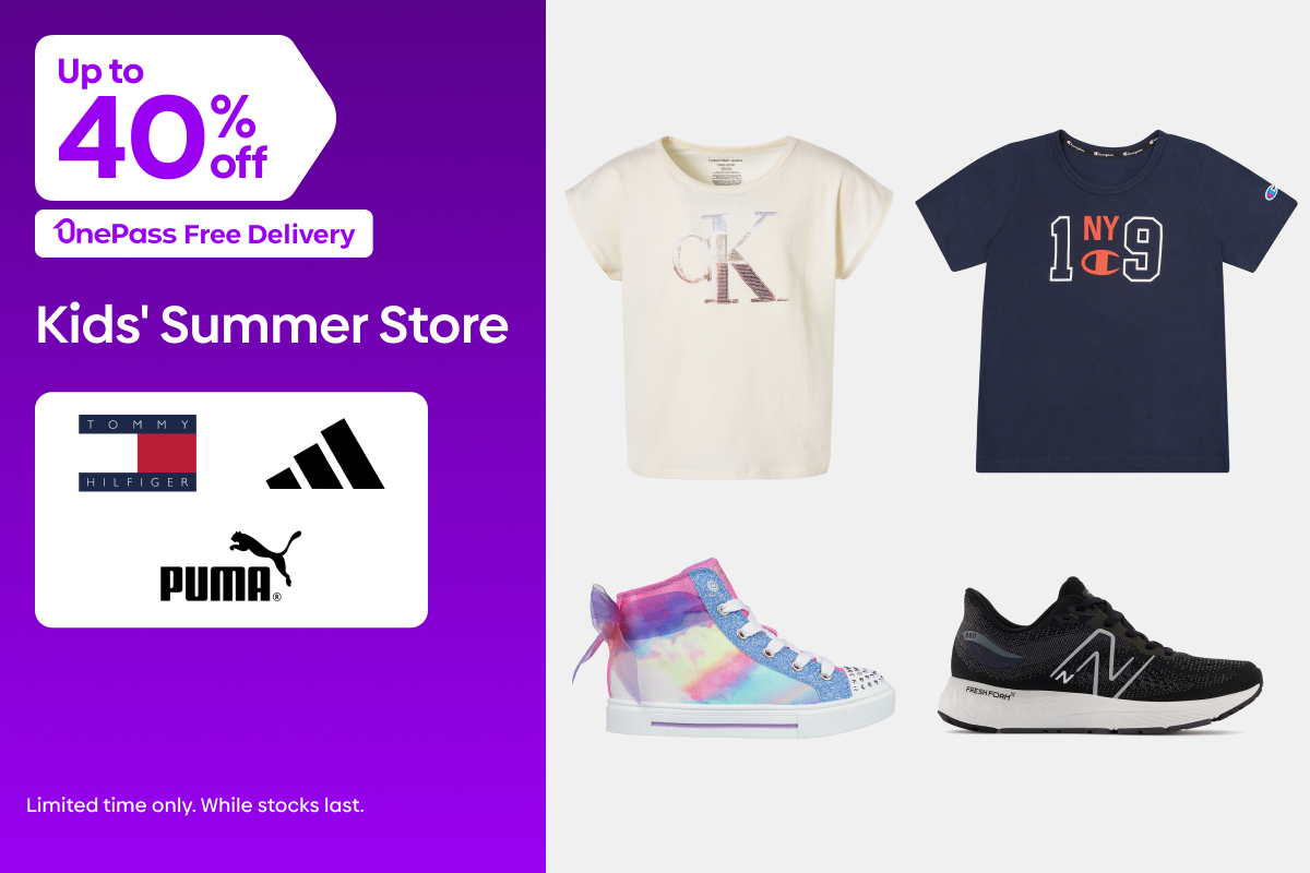 Kids' Tees, Shorts & Shoes