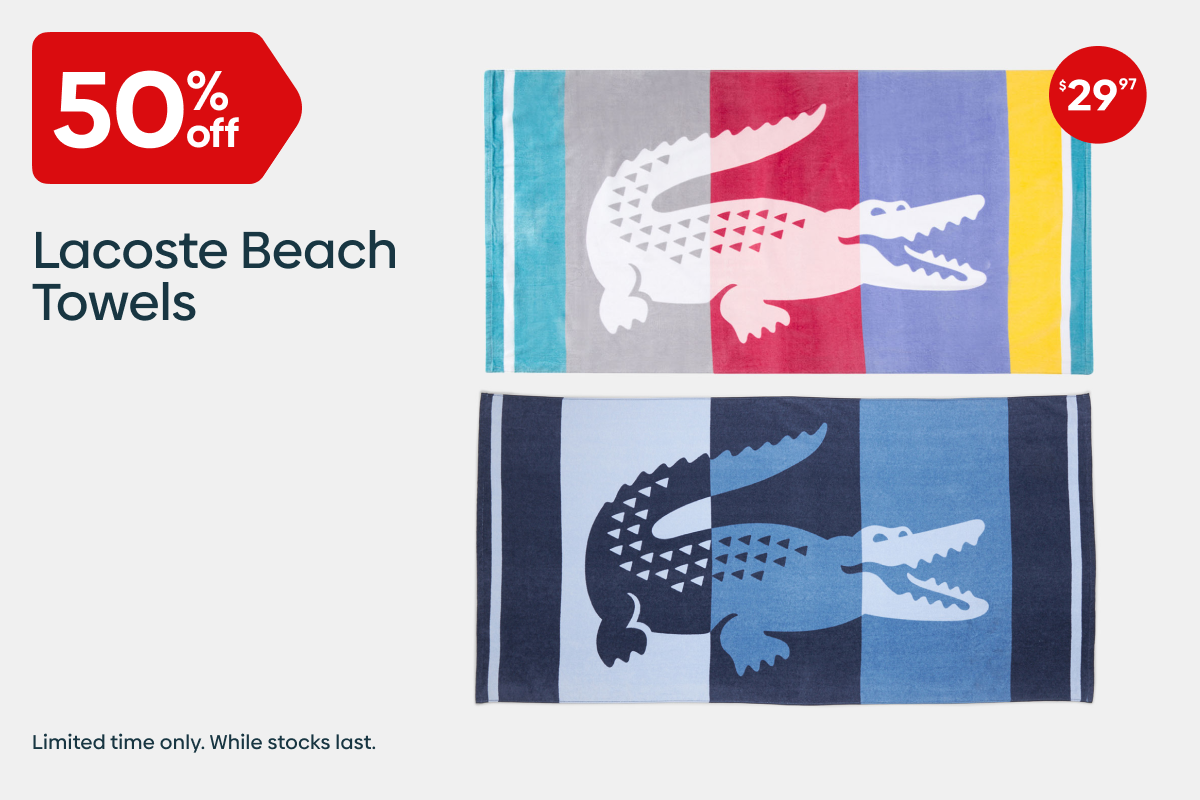 Lacoste Beach Towels