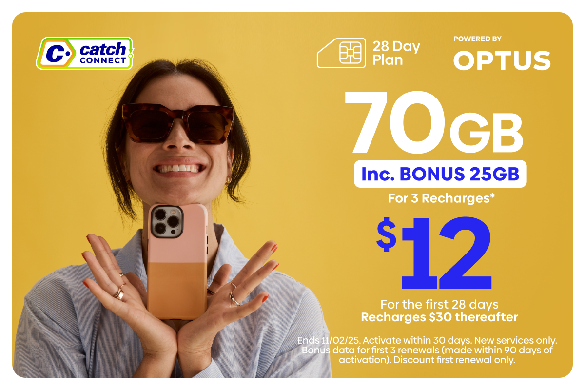 Catch Connect 28 Day Mobile Plan