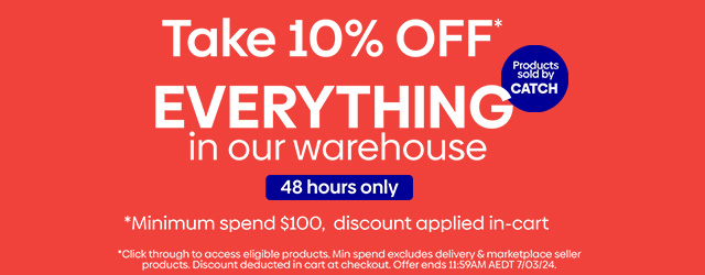 Spend $100, Save 10% EVERYTHING in our warehouse