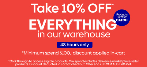 Spend $100, Save 10% EVERYTHING in our warehouse