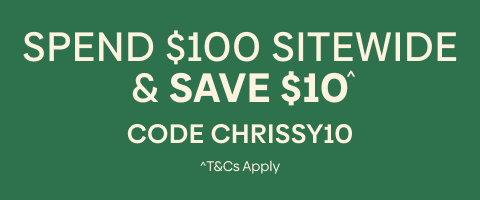 Spend $100 Sitewide & Save $10