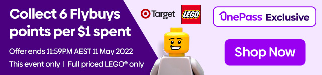 Triple Points on Flybuys for Target LEGO. T&C's apply