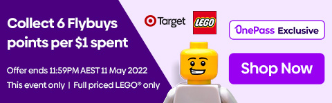 Triple Points on Flybuys for Target LEGO. T&C's apply