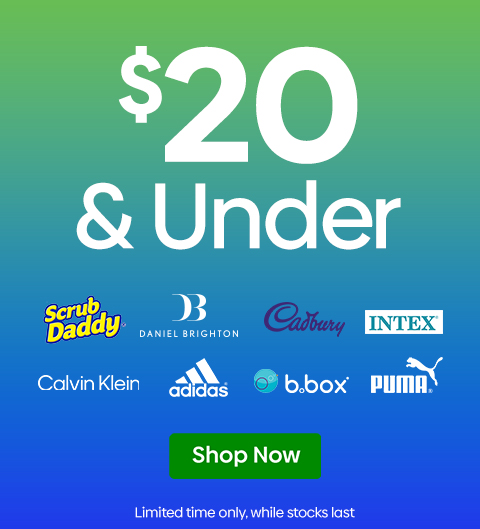 #$20 & Under - Shop Now