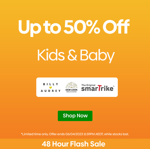 #Up to 50% Off - Kids' & Baby - Shop Now