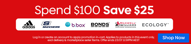 Spend $100 Save $25 - Shop Now