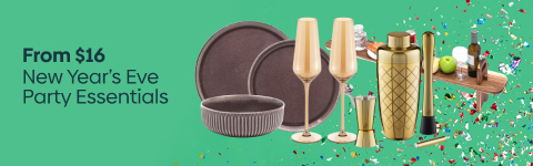 New Years Eve Entertaining - Shop Now!