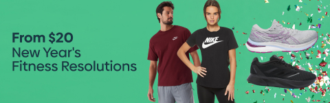 New Year's Fitness Resolutions - Shop Now