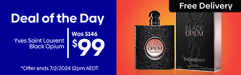 Deal of the Day! Yves Saint Laurent Black Opium for Women EDP 50ml $90!