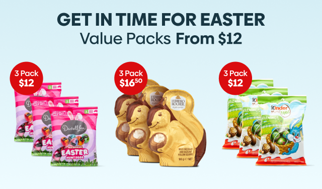 Last Chance Easter Value Packs From $12