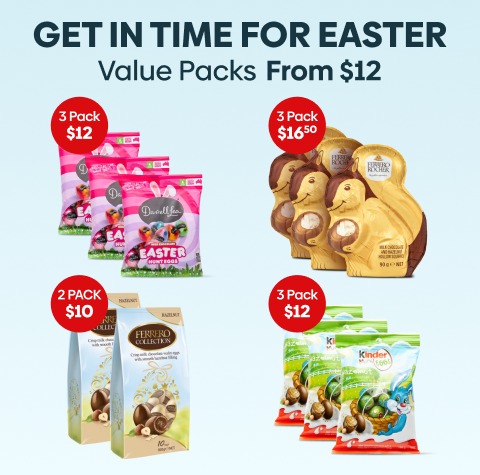 Last Chance Easter Value Packs From $12